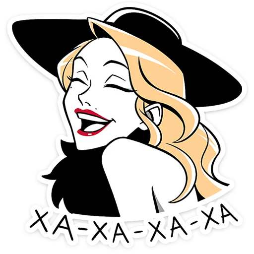 😆 Стикер «Элинор и Джордж» для Telegram