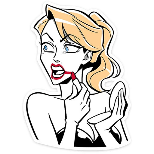 👄 Стикер «Элинор и Джордж» для Telegram