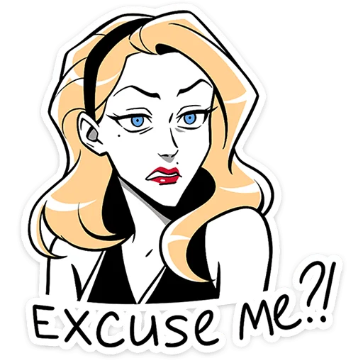 🤨 Стикер «Элинор и Джордж» для Telegram