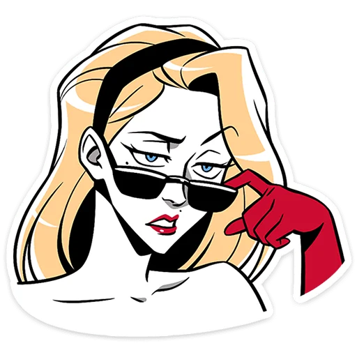 ⭐ Стикер «Элинор и Джордж» для Telegram