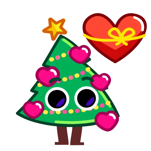 😘 Стикер «Christmas Tree» для Telegram