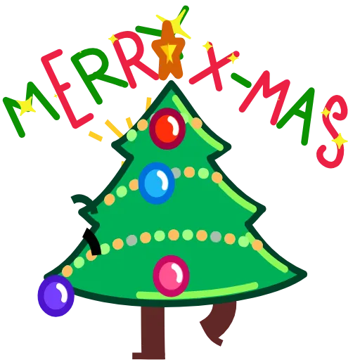 🥳 Стикер «Christmas Tree» для Telegram