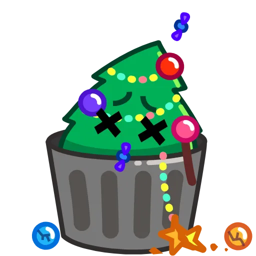 😵 Стикер «Christmas Tree» для Telegram