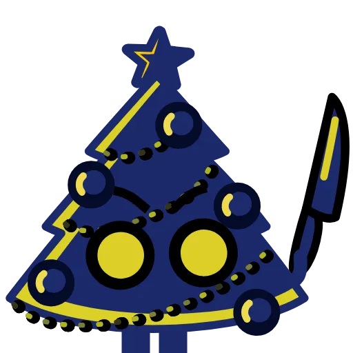 👿 Стикер «Christmas Tree» для Telegram
