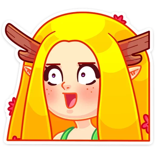 😮 Стикер «Элла» для Telegram