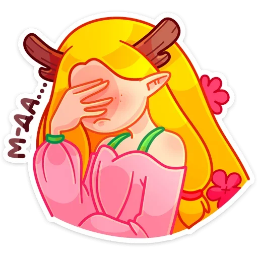 🤦‍♀️ Стикер «Элла» для Telegram