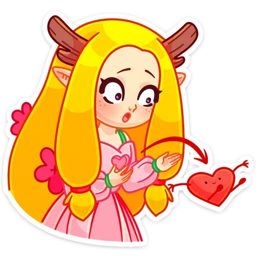 ❤️ Стикер «Элла» для Telegram