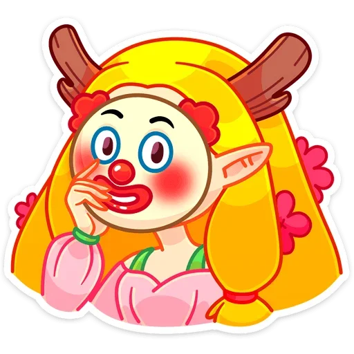 🤡 Стикер «Элла» для Telegram
