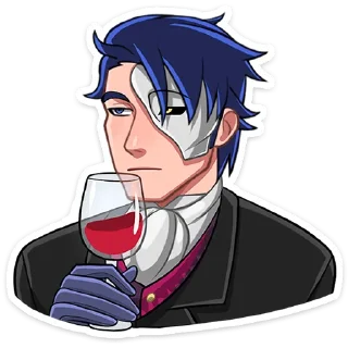 🍷 Стикер «Лорд Эллиот Без» для Telegram