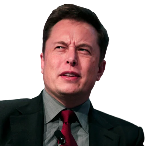 🤔 Стикер «Elon Musk / Илон Маск» для Telegram