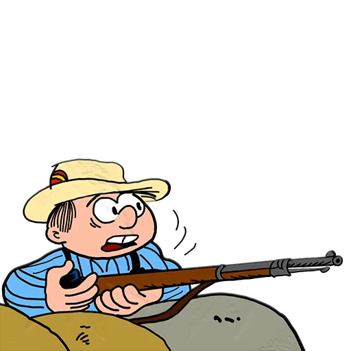 😰 Стикер «Elpidio Valdés» для Telegram