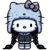 🤩 Эмодзи «Hello Kitty в синих тонах» для Telegram