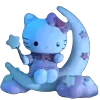 🫥 Эмодзи «Hello Kitty в синих тонах» для Telegram