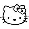 🐱 Эмодзи «Hello Kitty в синих тонах» для Telegram