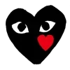 😘 Эмодзи «Comme Des Garçons» для Telegram