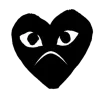 😔 Эмодзи «Comme Des Garçons» для Telegram