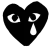 😢 Эмодзи «Comme Des Garçons» для Telegram