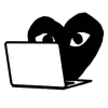 💻 Эмодзи «Comme Des Garçons» для Telegram