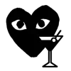 🍸 Эмодзи «Comme Des Garçons» для Telegram