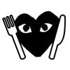 🍴 Эмодзи «Comme Des Garçons» для Telegram
