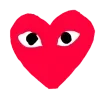 ♥ Эмодзи «Comme Des Garçons» для Telegram