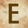 🤩 Эмодзи «Буквы в стиле - Состаренная бумага» для Telegram