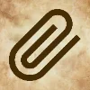 🤩 Эмодзи «Буквы в стиле - Состаренная бумага» для Telegram
