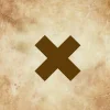 🤩 Эмодзи «Буквы в стиле - Состаренная бумага» для Telegram