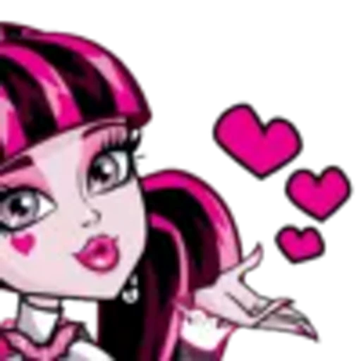 🤩 Эмодзи «⠀⠀ ⠀ ⠀ Draculaura» для Telegram