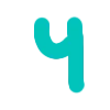 🤩 Эмодзи «Бирюзовые буквы, русские и английские» для Telegram