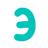 🤩 Эмодзи «Бирюзовые буквы, русские и английские» для Telegram