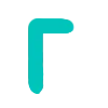 🤩 Эмодзи «Бирюзовые буквы, русские и английские» для Telegram