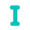 🤩 Эмодзи «Бирюзовые буквы, русские и английские» для Telegram