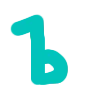 🤩 Эмодзи «Бирюзовые буквы, русские и английские» для Telegram