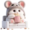 🍿 Эмодзи «Мышонок» для Telegram