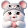 🫶 Эмодзи «Мышонок» для Telegram