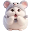 😮 Эмодзи «Мышонок» для Telegram