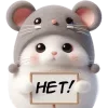 🙅‍♂ Эмодзи «Мышонок» для Telegram