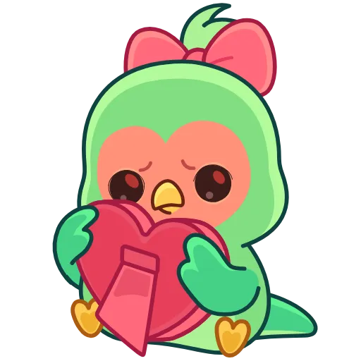 🤩 Эмодзи «Неразлучники» для Telegram