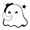 🤩 Эмодзи «Призраки» для Telegram