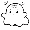🤩 Эмодзи «Призраки» для Telegram