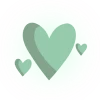 💚 Эмодзи «Сиреневые буквы и иконки» для Telegram