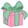 🎁 Эмодзи «Сиреневые буквы и иконки» для Telegram