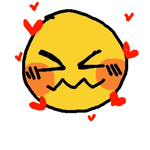 🥰 Стикер «Emoji Cute» для Telegram