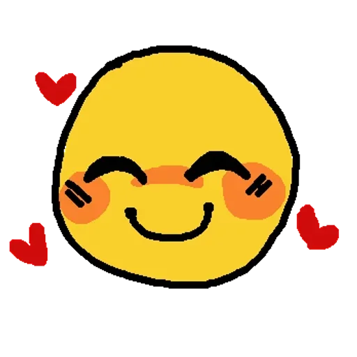 🥰 Стикер «Emoji Cute» для Telegram