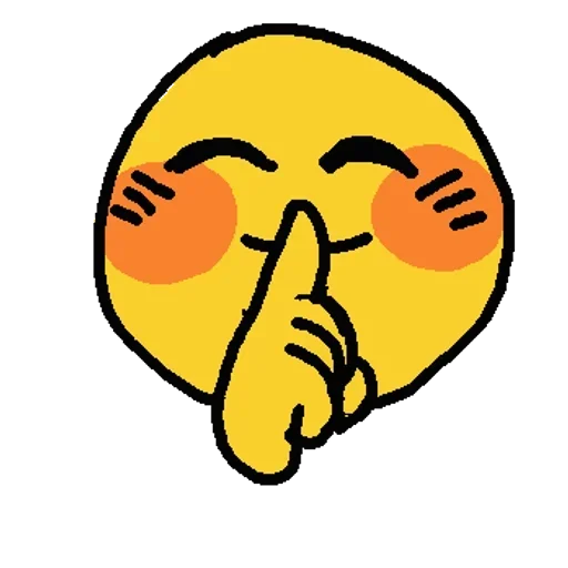 🤫 Стикер «Emoji Cute» для Telegram
