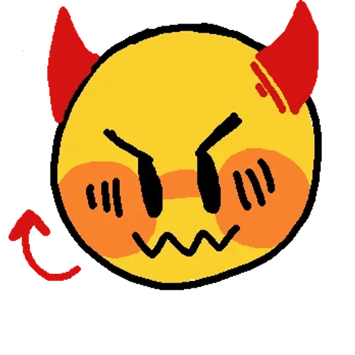😡 Стикер «Emoji Cute» для Telegram