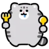😋 Эмодзи «эмоджи с котейками» для Telegram
