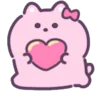 ❤️ Эмодзи «эмоджи с котейками» для Telegram