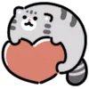 ❤️ Эмодзи «эмоджи с котейками» для Telegram